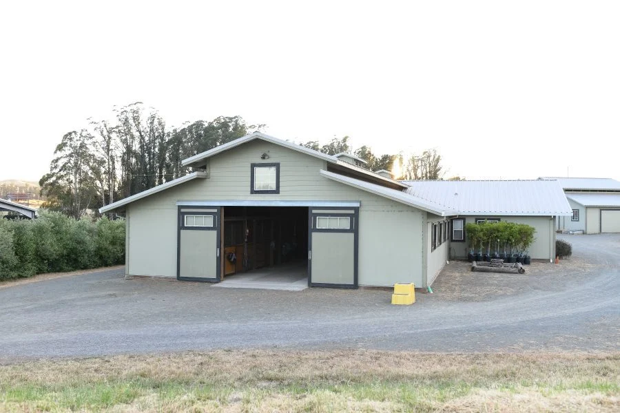 16-stall horse boarding barn
